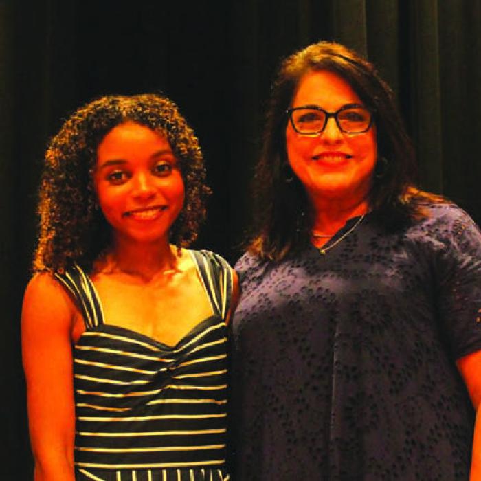 Diamond McKenzie is the daughter of Aurora Trevino and Stanley McKenzie. Diamond chose Susan Knesek as her special teacher. She plans to attend Texas A&amp;M to study nursing.