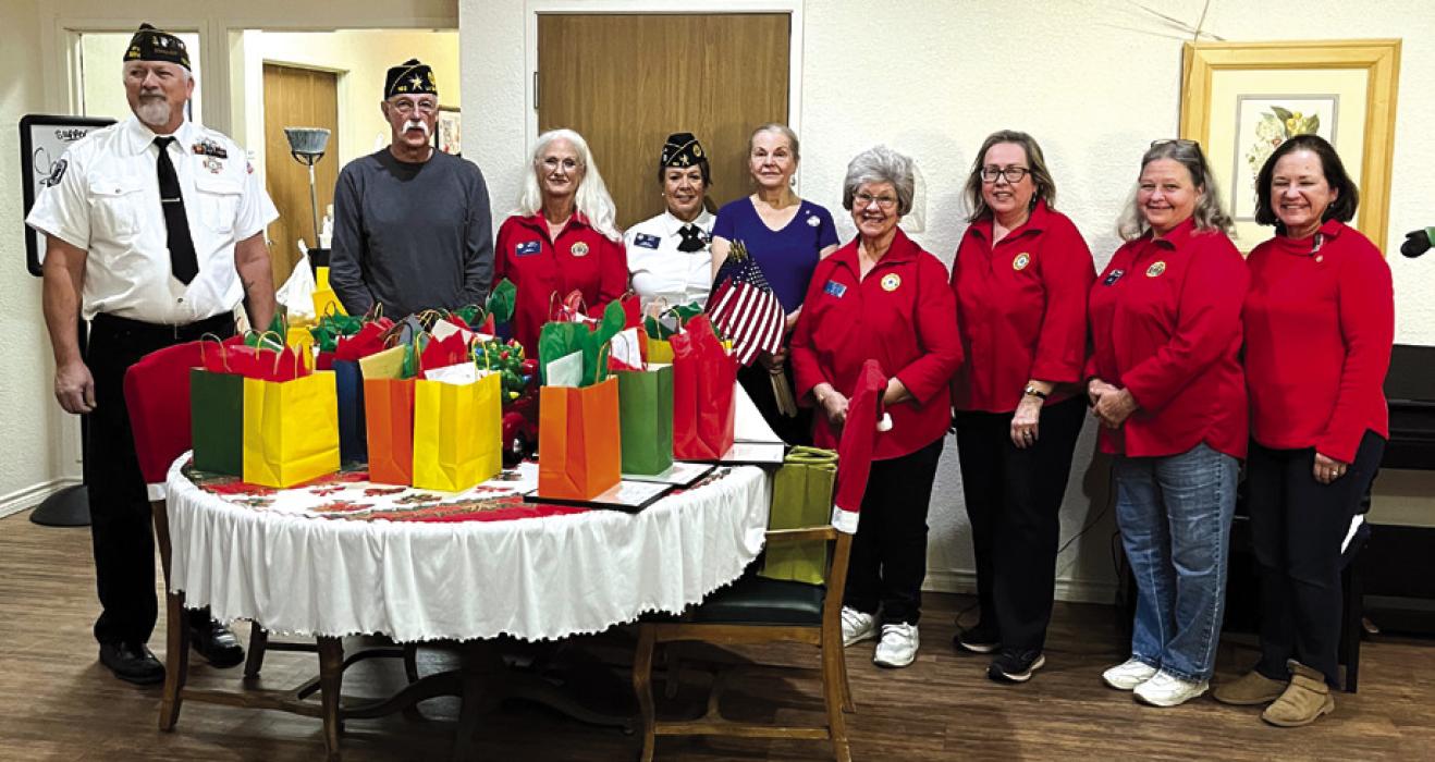 American Legion, Auxiliary Visit Assisted Living Facilities Over Christmas