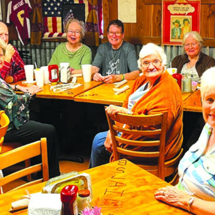 Senior Connections members recently enjoyed an out to Flatonia and enjoyed lunch at Jamie’s Cafe before a movie at the Lyric Theater.