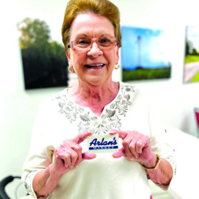 Bingo winer Alice Fajkus.