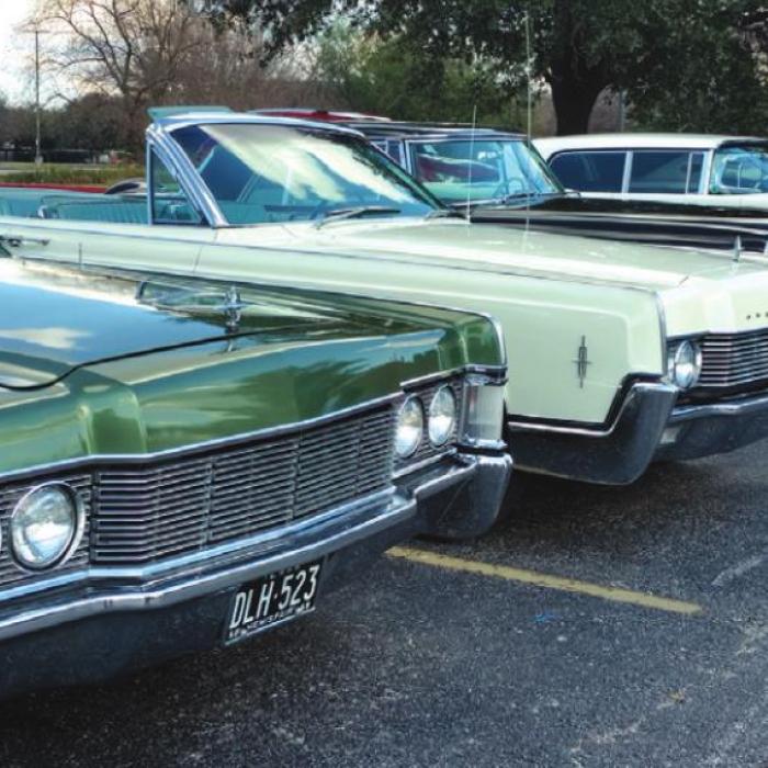 Classic Lincolns like these will be in La Grange this weekend, and are scheduled to be parked on the square Saturday April 9 from 10:10 a.m. to noon.