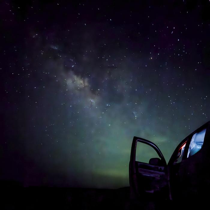 A view of the Milky Way from around the 40 mile marker on Padre Island National Seashore. Photo by Andy Behlen