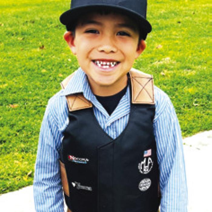 Jesus DeLaRosa, a Kindergarten student at La Grange Elementary, is the son of Jasmine Ramirez.