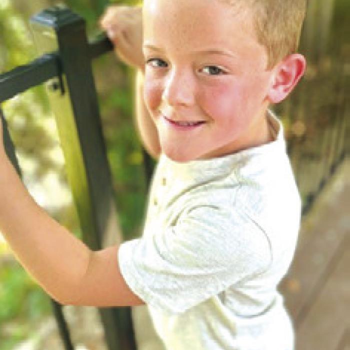 Cooper Lange, a Second-grade student at La