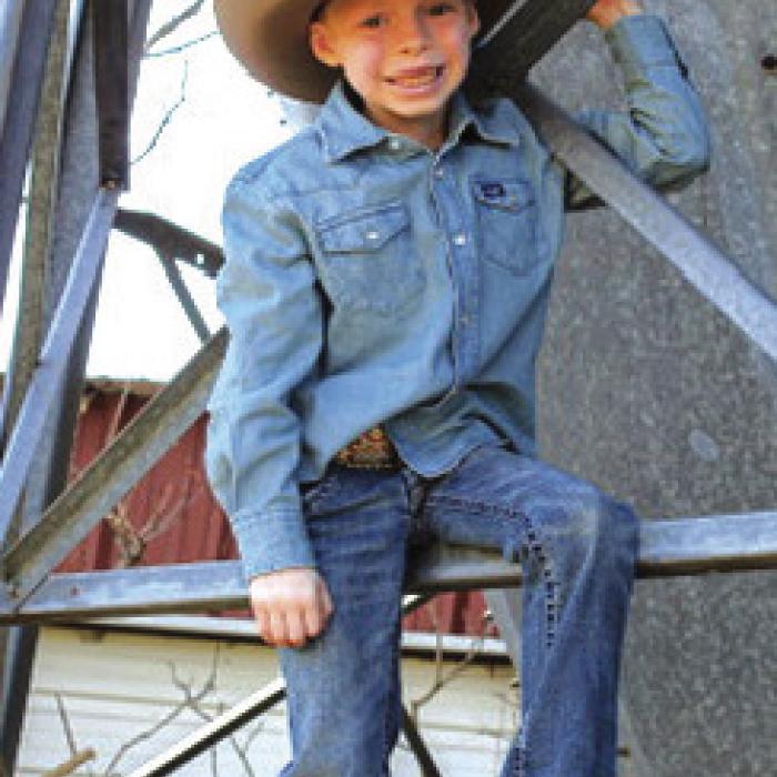 Carson White, a Second- grade student at