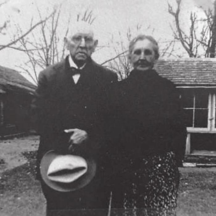 William and Hedwig Mennike were prominent La Grange citizens. He was a native of San Francisco and her family lived in Cistern.