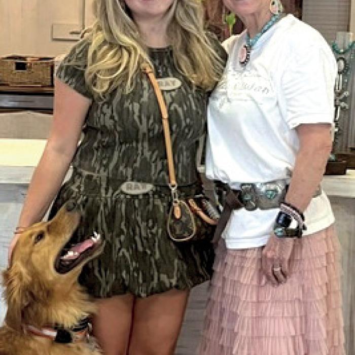 Timeless Maison owner Brittany Rouse and her daughter Payton Long.