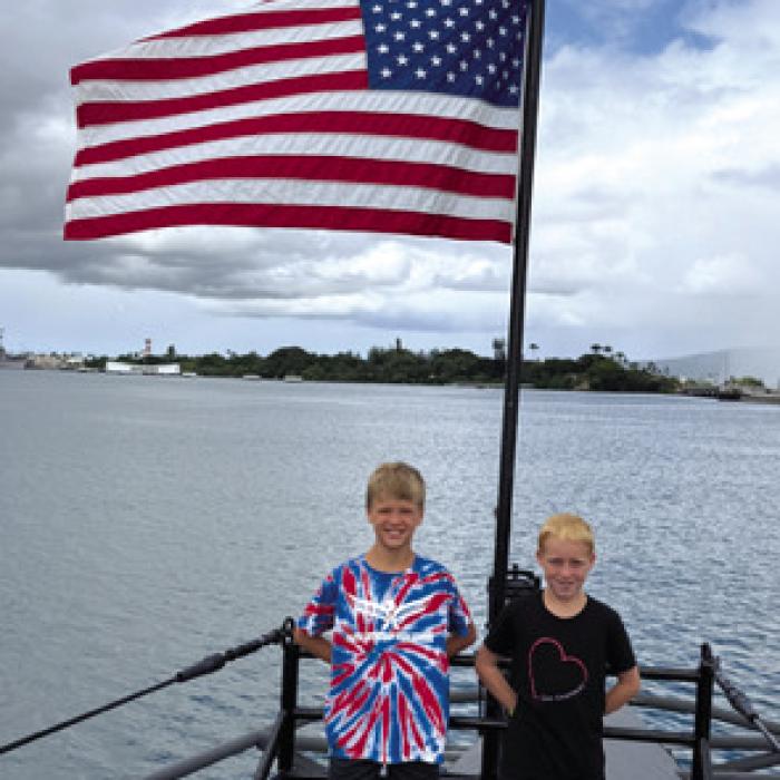 Lehmann Family Marks Flag Day with Historic Journey Through Pearl Harbor