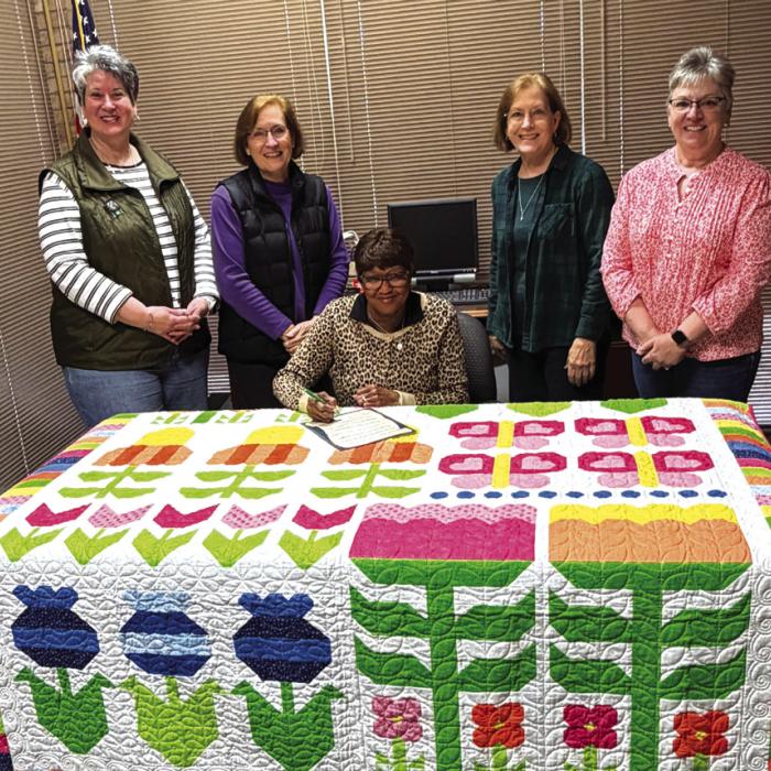 February Proclaimed Quilt Month in La Grange; City Readies for Big Show