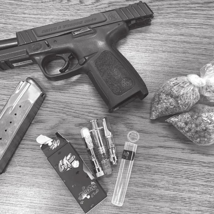 Man Arrested Here With Drugs and Gun