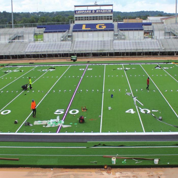 Turf on Schedule to Be Ready This Thursday
