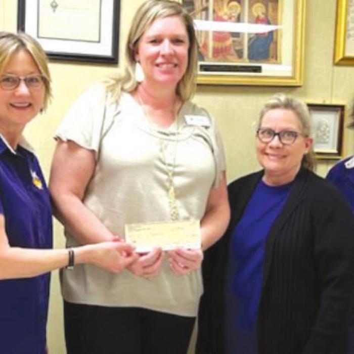 Pictured from left is: Mary Lou Anderle (Recording Secretary), Shirley Antosh (Regent), Kristi Bauer (Executive Director CASA), Carolyn Weishuhn (Vice Regent), Marilyn Kothmann (Financial Secretary), Judy Evanicky (Treasurer).