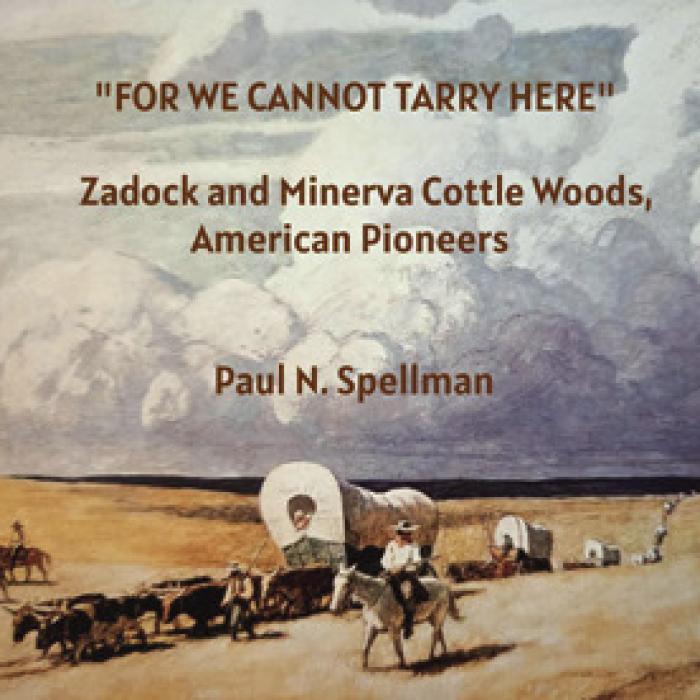 The cover of the book by Dr. Paul N. Spellman on the Woods family of Fayette County.