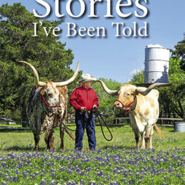 On the cover of Stories I’ve Been Told – Volume 4 is former rodeo clown and Swiss Alp buzzard-whisperer Ralph Fisher and two of his favorite Longhorn steers that offer Texas-size entertainment to crowds large and small. Ralph plans to bring one of the gentle giants with the mighty horns to The Record’s 103rd birthday party on Friday afternoon, Nov. 1. Don’t miss this chance to have your photo taken with a Longhorn, a true Texas treasure.