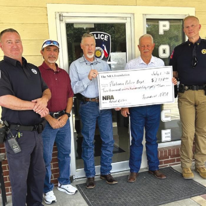 NRA Foundation Gives Grant to Flatonia PD
