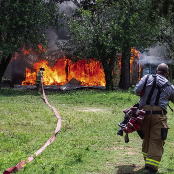 Home Destroyed by Fire in West Point