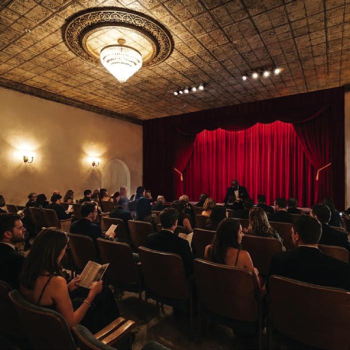 A rendering of what the new theatre in downtown La Grange will look like.