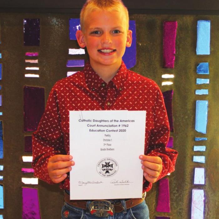 Division 1 (Grades 4-5) POETRY: 2nd Quade Brothers