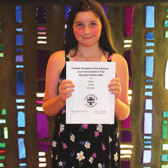 Division 1 (Grades 4-5) ART: 3rd Callie Nichols.