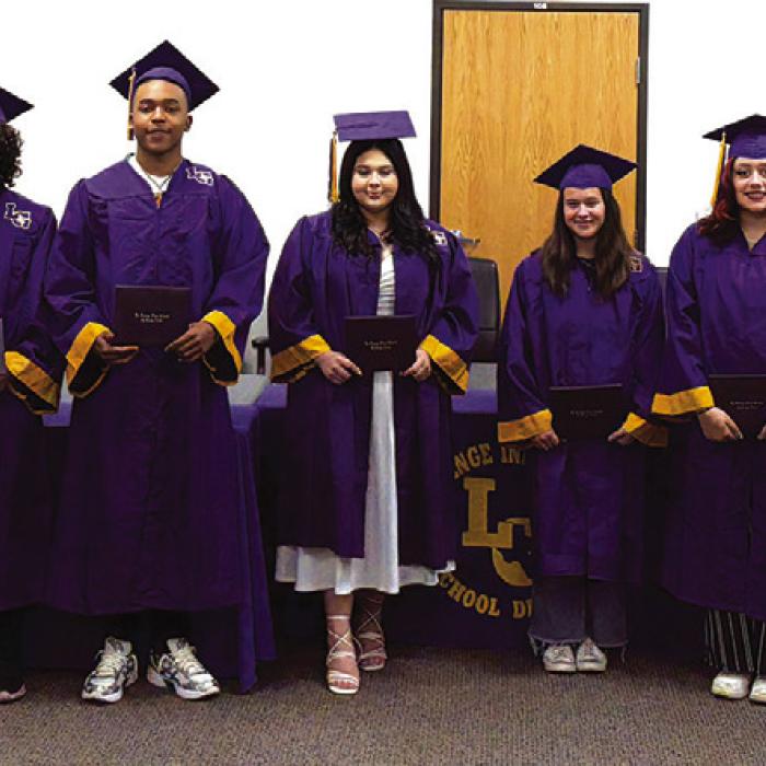 Five Earn Diplomas Early at LHS