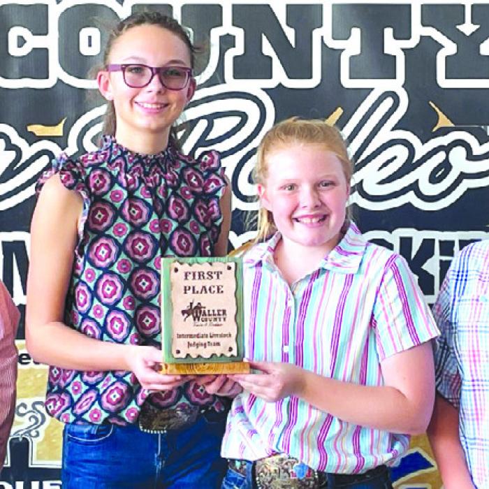 1st Place Intermediate Team: Laramie Laake, Tatum Fritsch, Kaisley Janecka, and Abraham Mc-Bride.