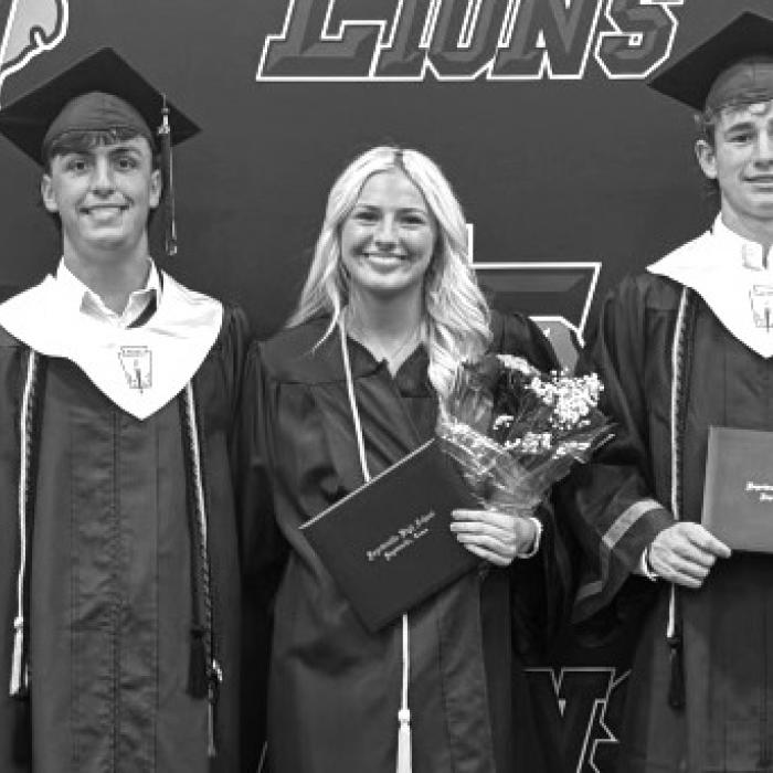Fayetteville ISD – Brody Dooley, Tara Vitek, Lawson Fritsch, Go Texan Representatives- Todd and Tony Dooley