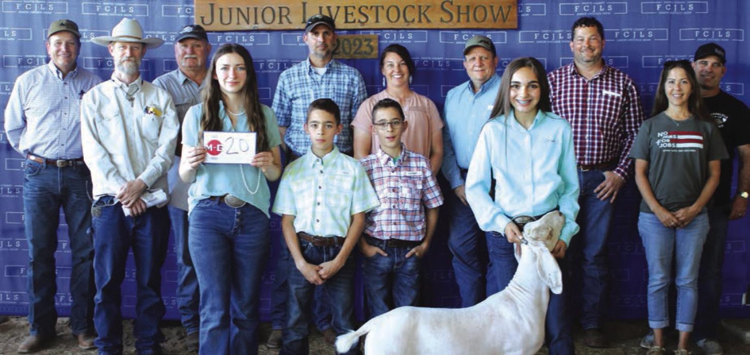 2023 County Livestock Showmanship Winners