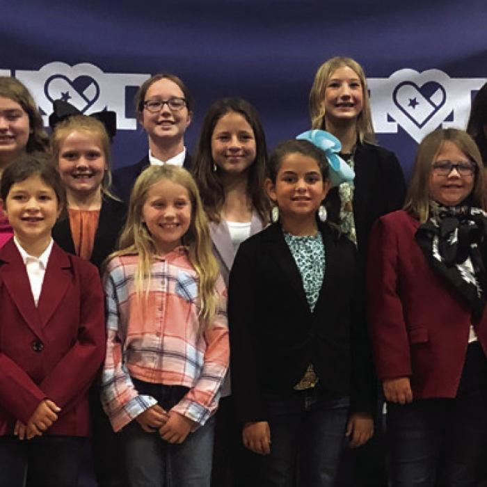 Fayette County 4-H members who competed at the State Fair.