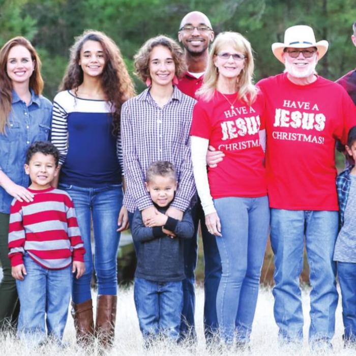 Dennis and Jan Hill, and their kids and spouses and grandkids. Ten members of the family work at the church.
