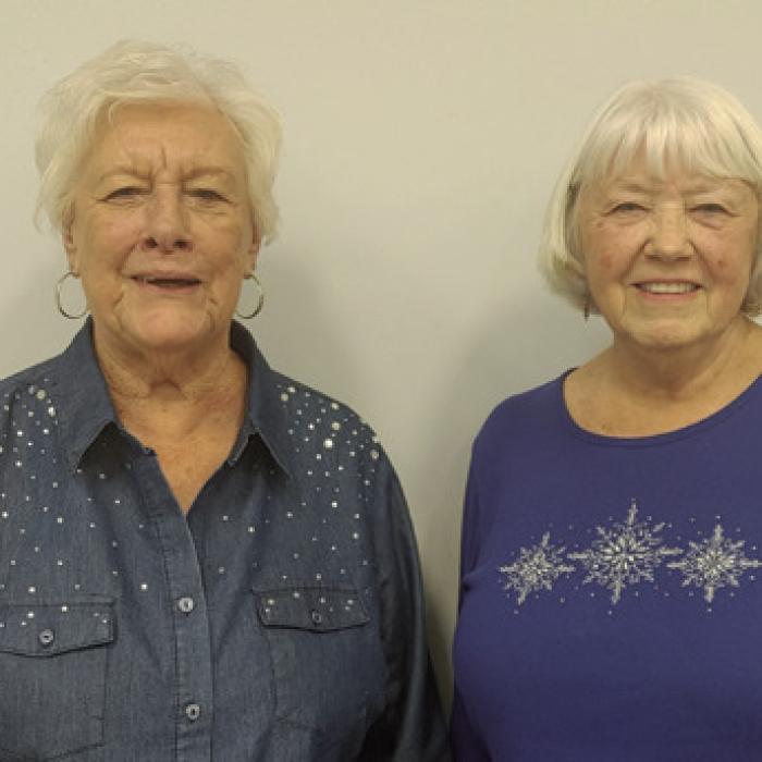 First Place “42” - Evelyn Parker and Carol Jenkins.