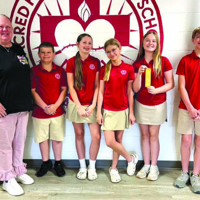 Maps, Graphs, Charts: 5th Grade, Cade Harbers-participant; 6th Grade, Helen Streiff-5th, Marley Vasek and Adalyn Emmelparticipants; Ricky Greenwood-alternate; Coach: Ms. Tracy Hughett.