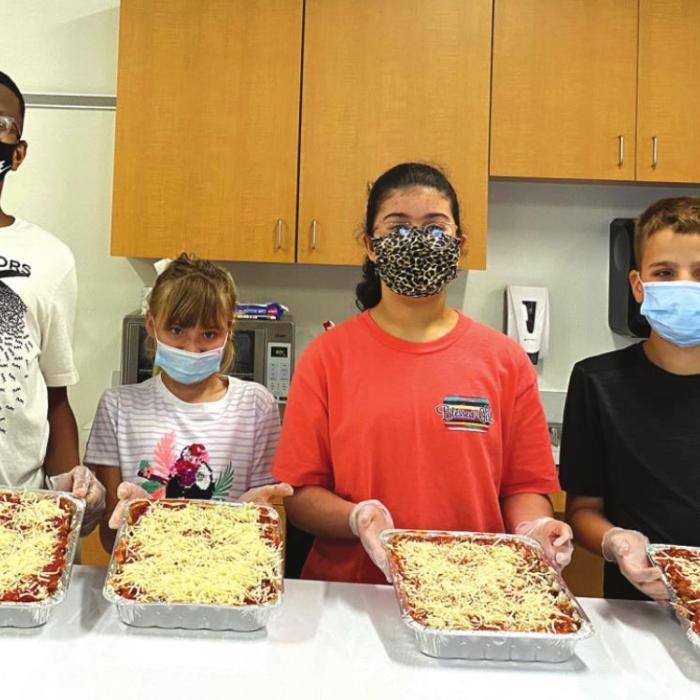 Kids Cook for Vaccine Volunteers