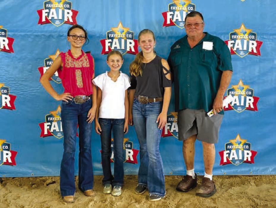 Intermediate Recordbook/Interview, Sponsor Carmine State Bank, Representative Roy Wied, 1st place-Tatum Fritsch, 2nd place-Lillian Carey, and 3rd place-Madison Markwardt.