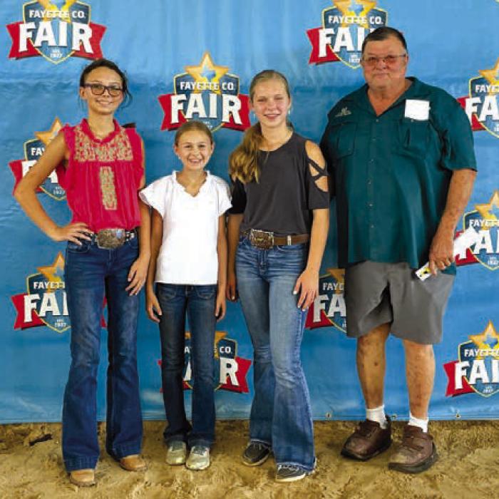 Intermediate Recordbook/Interview, Sponsor Carmine State Bank, Representative Roy Wied, 1st place-Tatum Fritsch, 2nd place-Lillian Carey, and 3rd place-Madison Markwardt.