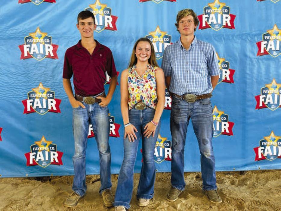 Senior Recordbook/Interview, Sponsor HEB, 1st place-Grant Kubala, 2nd place-Lawson Fritsch, 3rd place-Logan Fritsch.