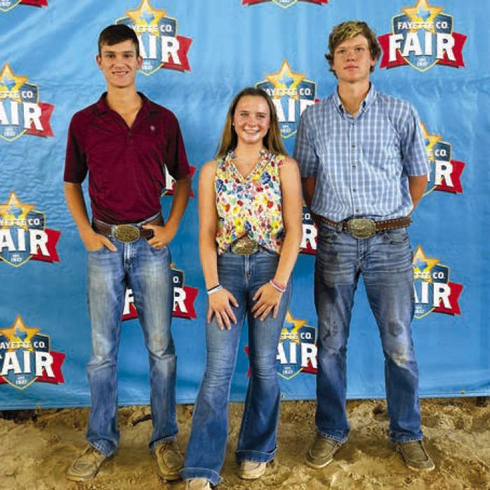 Senior Recordbook/Interview, Sponsor HEB, 1st place-Grant Kubala, 2nd place-Lawson Fritsch, 3rd place-Logan Fritsch.