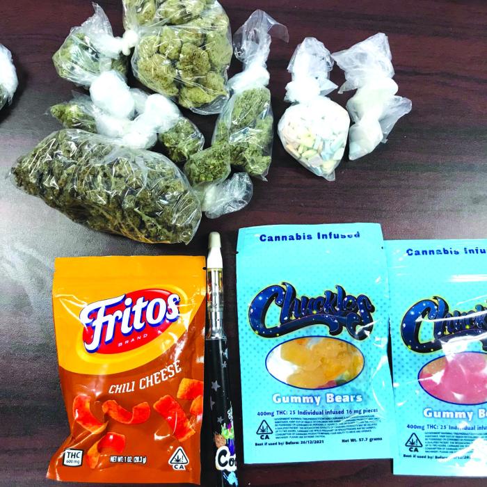 The search warrant executed in the 900 block of S. Jefferson St. in La Grange yielded 96 ecstasy pills, packets of THC gummies and edibles, and marijuana.