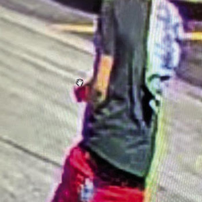 A surveillance camera captured this image of a suspect whom police believe stole a pickup on N. Jackson St. in La Grange Wednesday.