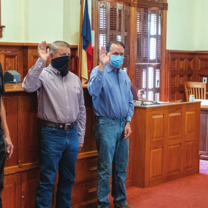 Several Leaders Sworn In Friday at the Courthouse