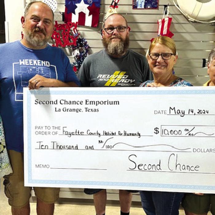 Second Chance Donates to Habitat, Senior Connections