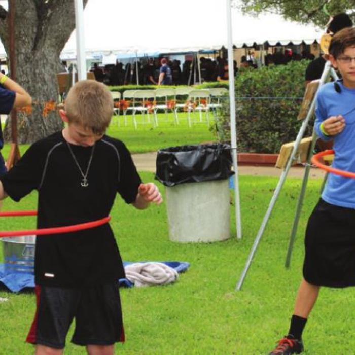 Children’s activities will be provided on the courthouse lawn during Oktoberfest. Images from the 2019 Oktoberfest