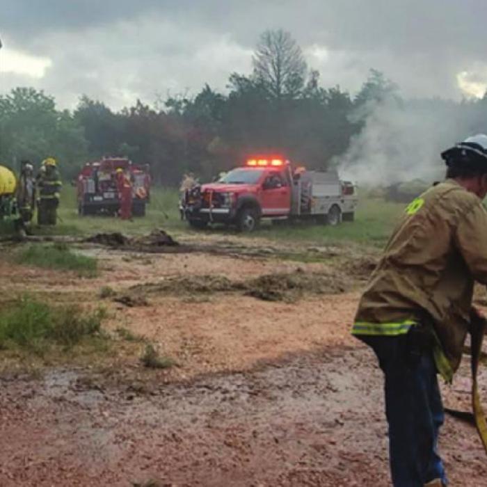 Ledbetter Fire Quickly Contained