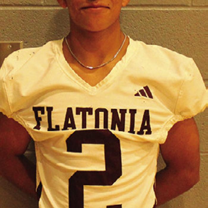 Zayden Perez ran for a touchdown Friday for Flatonia.