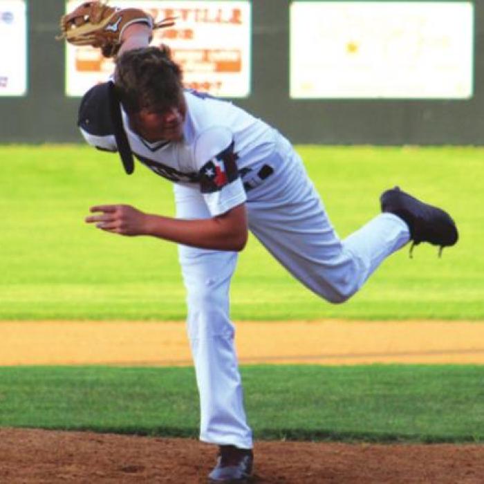 Jake Kubala pitching