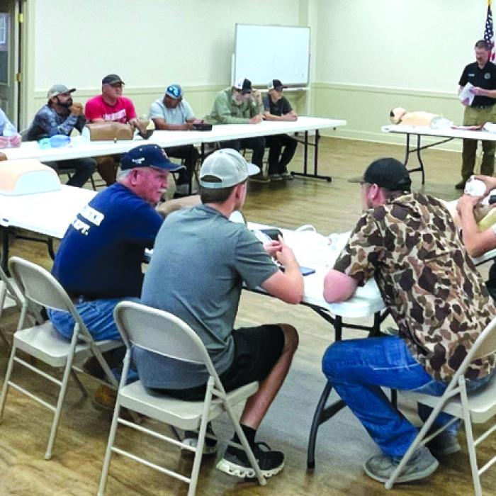 Ellinger Volunteer Fire Department had a certification class on Wednesday, March 19.