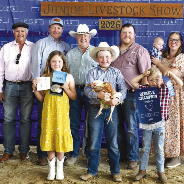 2026 Fayette County Junior Livestock Show Reserve Champions
