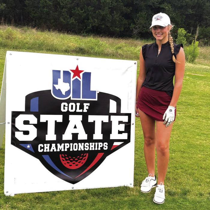 Fayetteville High School senior Eva Shaw delivered an outstanding performance at the UIL Girls Golf State Championship held May 4–5 at Crystal Falls Golf Club in Leander. Competing against a field of 68 of the top 1A high school golfers from across Texas, Shaw played 36 holes over two days to tie for 7th overall with a two-day score of 187.