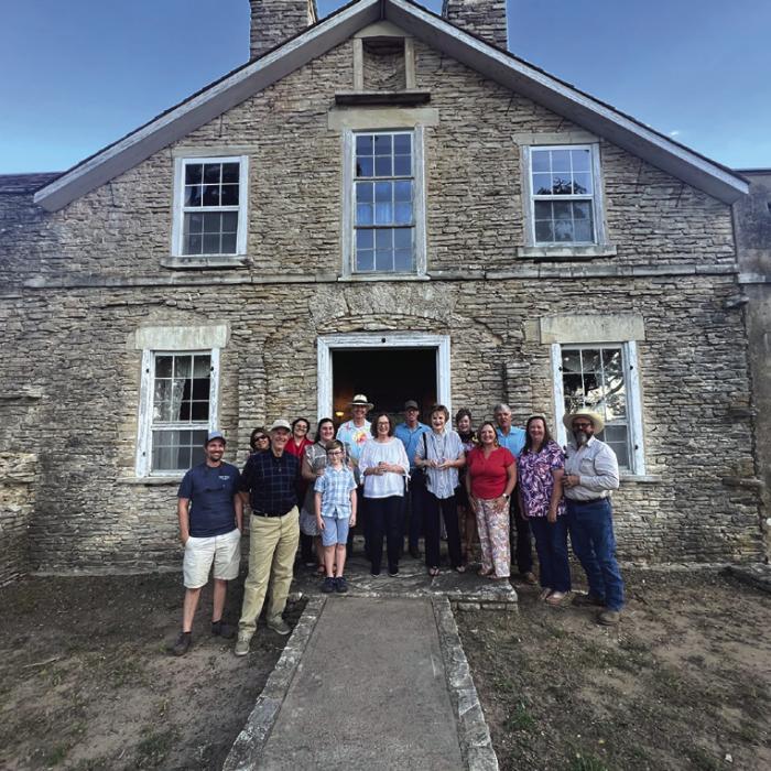 Friends of Kreische Brewery &amp; Monument Hill gather to support preservation and education programs at the historic Kreische House.
