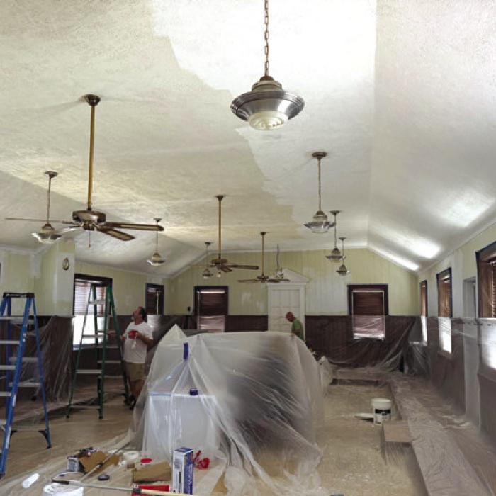 Lodge room rennovations.