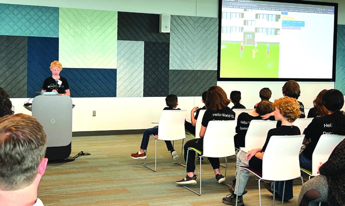 La Grange Elementary Students Make Presentations at Google in Austin